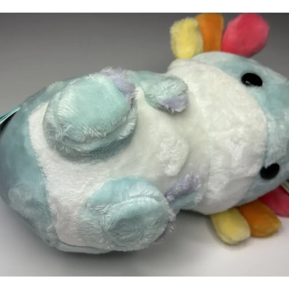 Bellzi Lotti Axolotl Plush Blue 6” Rainbow Pride Boxlunch Exclusive With Tags